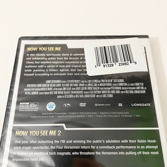 Now You See Me 1 & 2 DVD 2 Film Collection - Picture 5 of 12